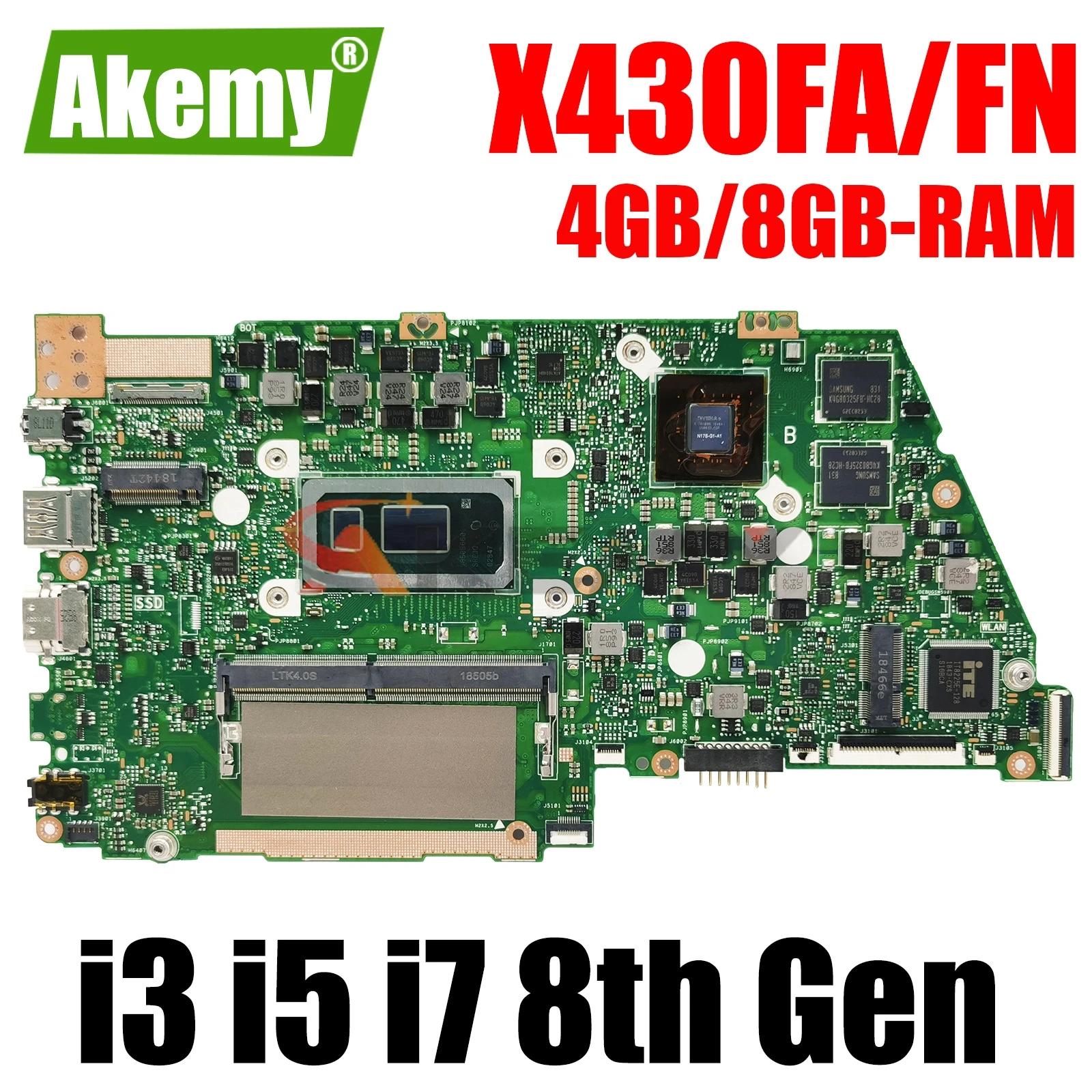 AKEMY Ʈ , ASUS X430FN, A430F, R430F, S4300F, S4300FN, X430F, V430F, K430F, CPU I3, I5, I7, 4G, 8G RAM